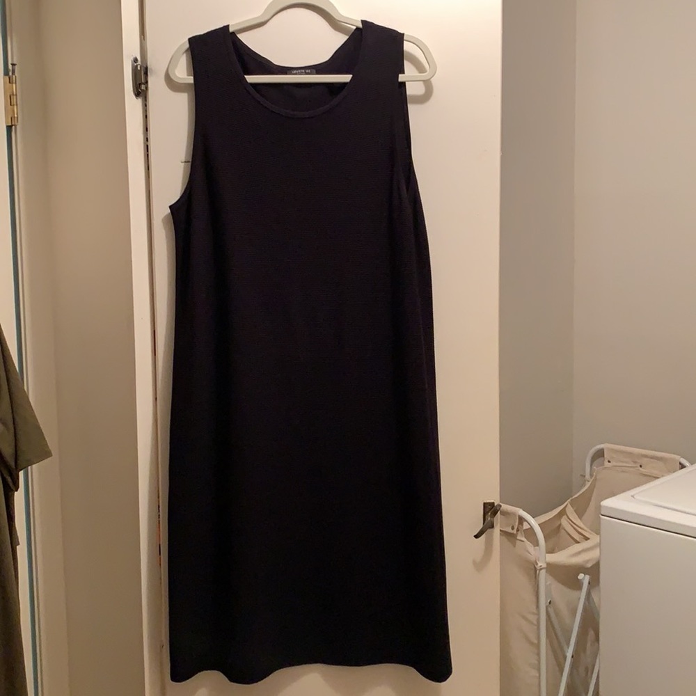 Lafayette 148 Black Sleeveless Tank Dress XL